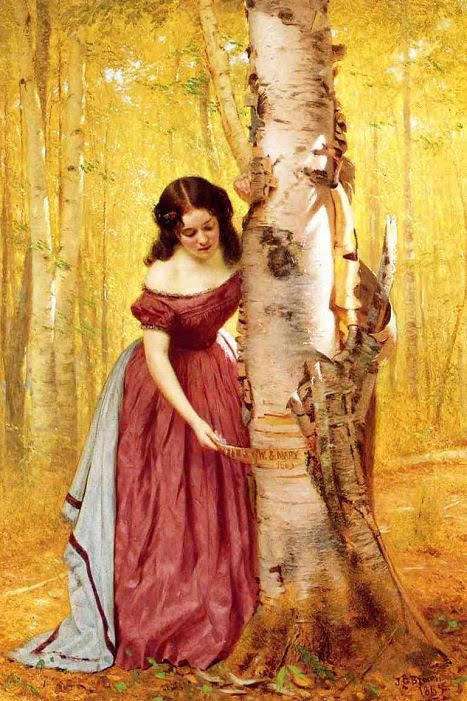 En el árbol está escrito