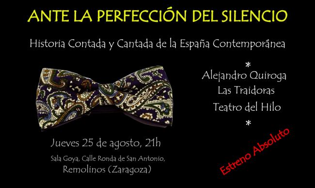 Ante la perfección del silencio