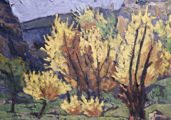 El pintor Mariano Viejo Lobera